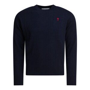 Ami Paris Wool Crewneck Sweater Tag Size M Men